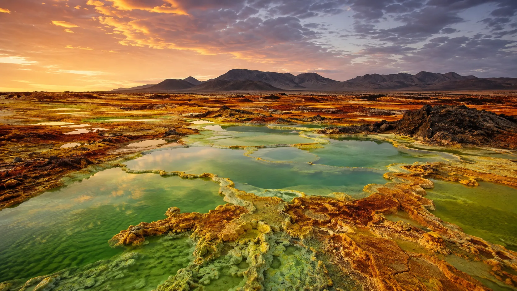 Concept image inspired by the Danakil Depression